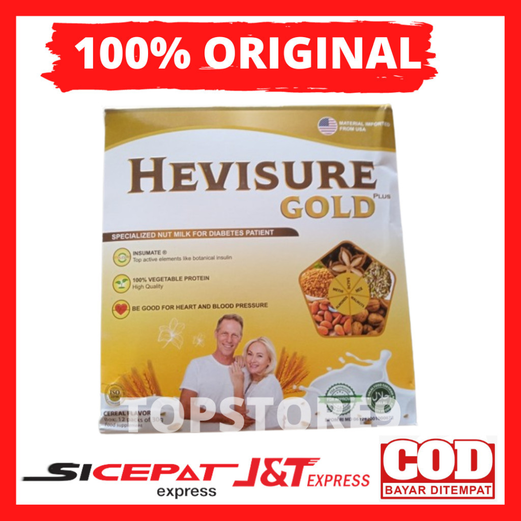 

Hevisure Gold Milk Original Susu Diabetes Kencing Manis Menurunkan Gula Darah Bpom Asli