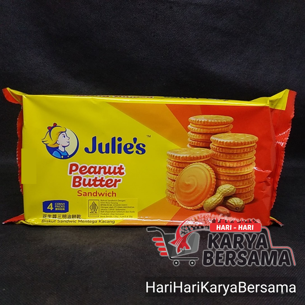 

JULIE'S PEANUT BUTTER SANDWICH 120GR