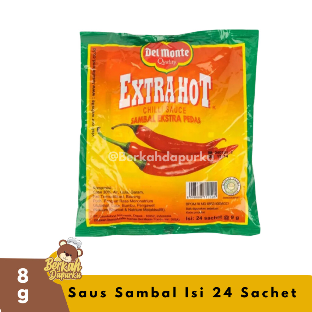 

DM Sauce Extra Hot Sachet 8g Isi 24pcs