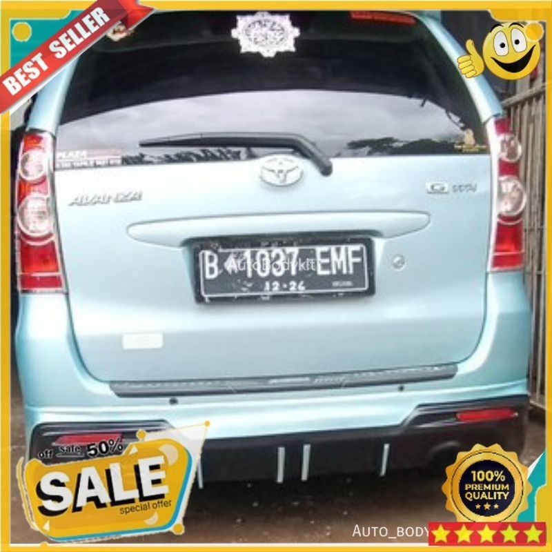 Bemper Bodykit Toyota Avanza Old 2008-2011 Bodykit Avansa Bodikit Avanza Grade-A  Lentur-Tebal-Kuat