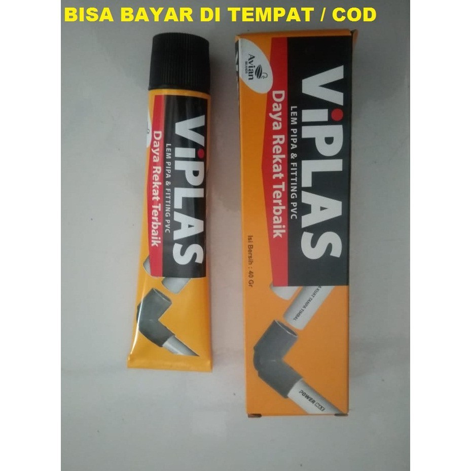 

LEM PIPA PARALON PVC VIPLAS / LEM PEREKAT PIPA