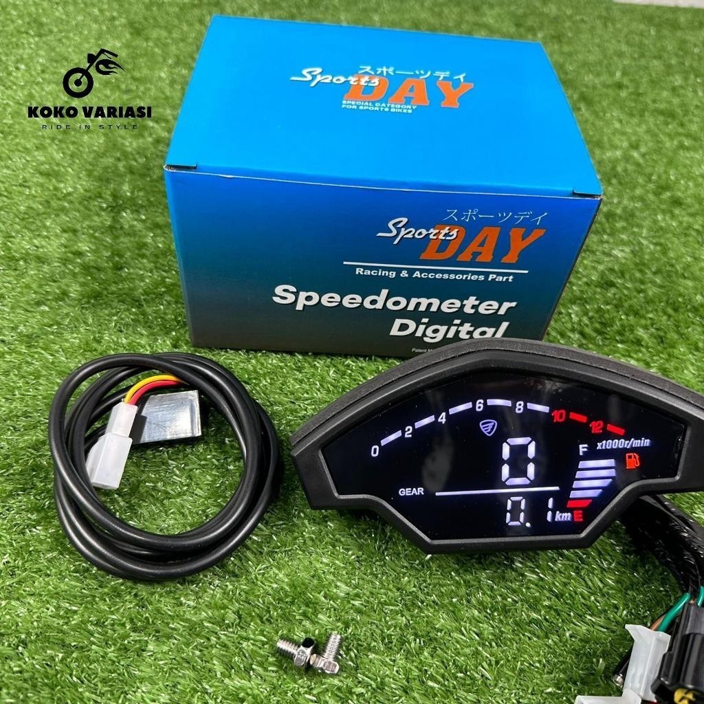 SPEEDOMETER SPIDO DIGITAL GPX FULL DIGITAL UNIVERSAL CB GL MEGAPRO TIGER MOTOR CUSTOM