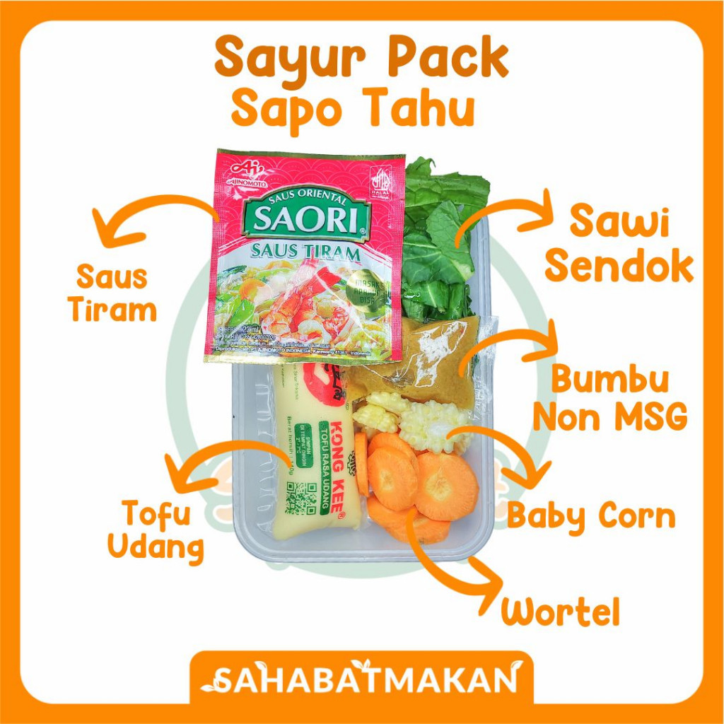 

Sapo Tahu - Sayur Pack / Sayur Prep / Sayur Instant — Daily Fresh Official Store