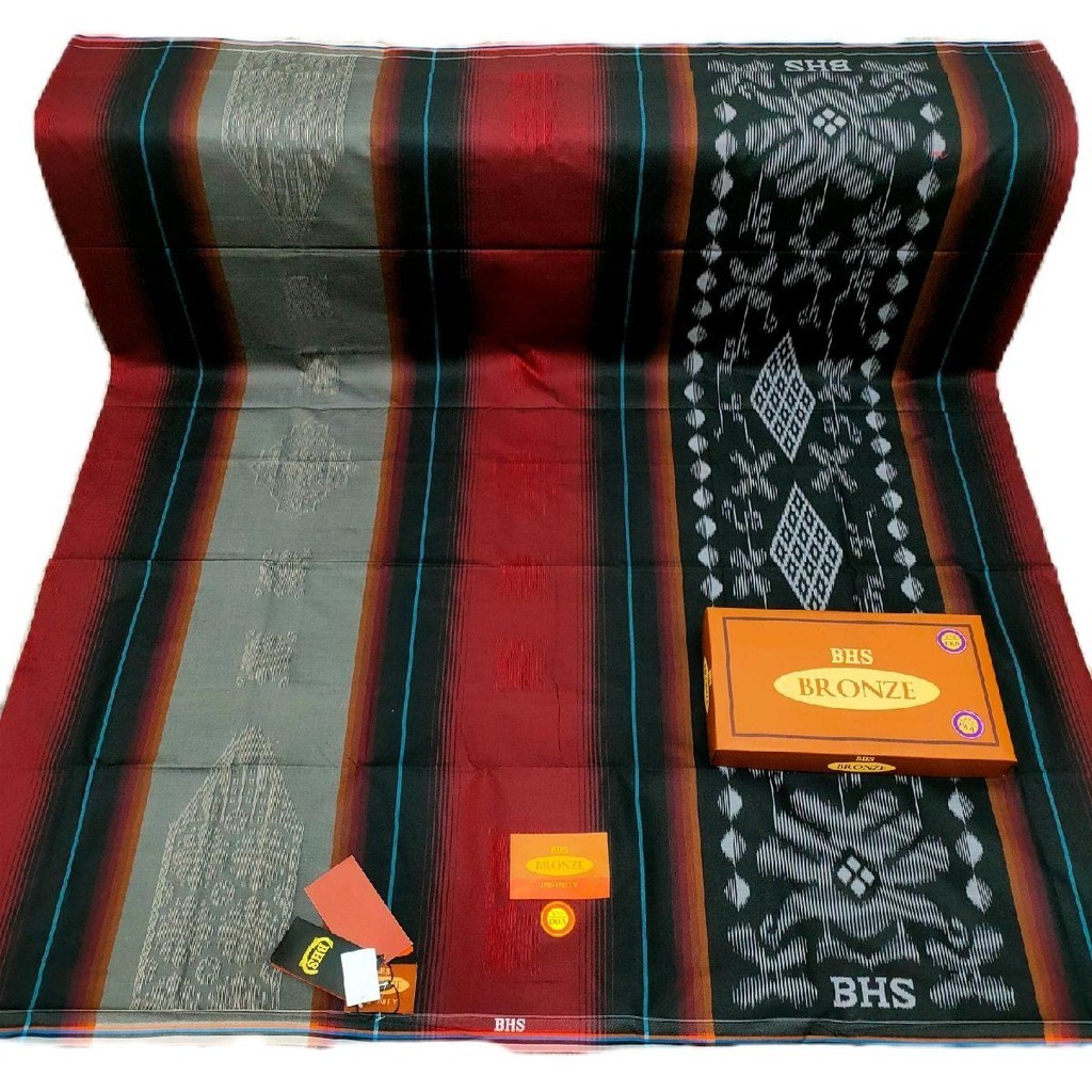 SARUNG BHS DDA INFINITY TENUN TIMBUL BRONZE Motif Muslim Motif Muslim Songket Silver Gold