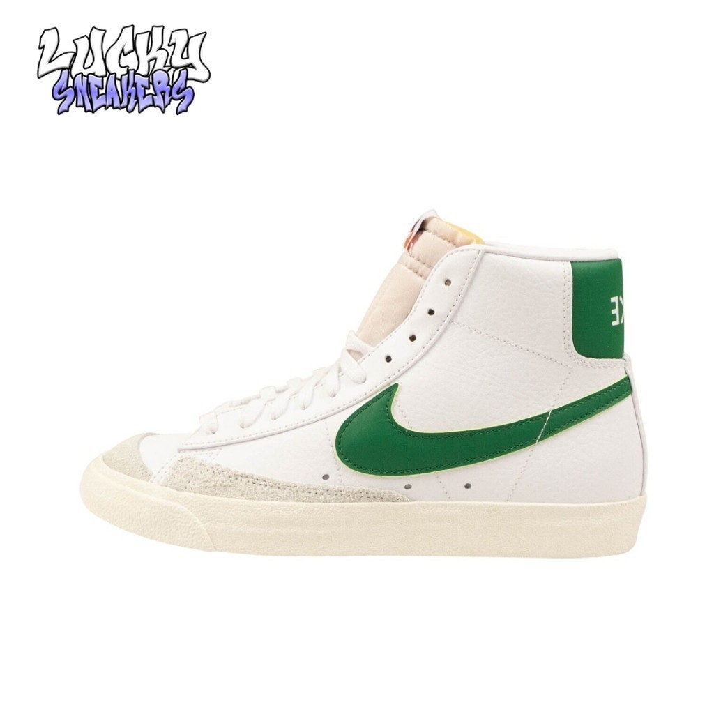 Sepatu Nike Blazer High 77 Vintage White Green