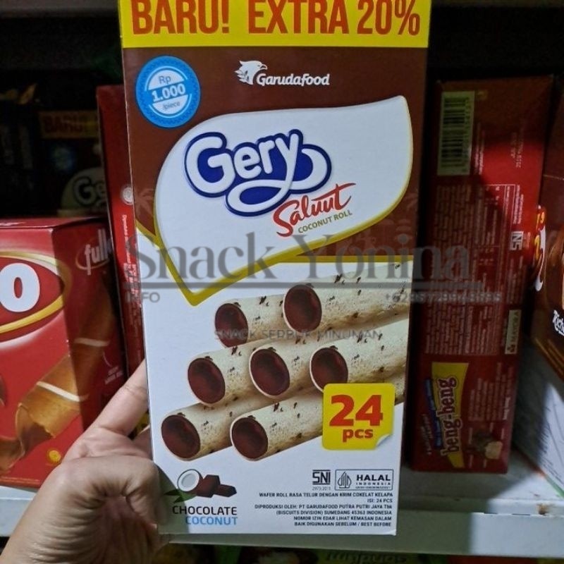 

Gery Salut Chocolate Coconut RollGratis Ongkir & COD