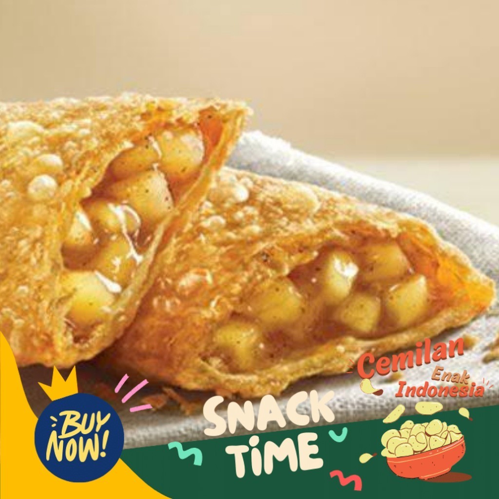 

Special Diskon Apple Pie Beku isi 10 pcs per pack Snack Beku Snack Frozen Favorit ala Resto Frozen Food Cikarang