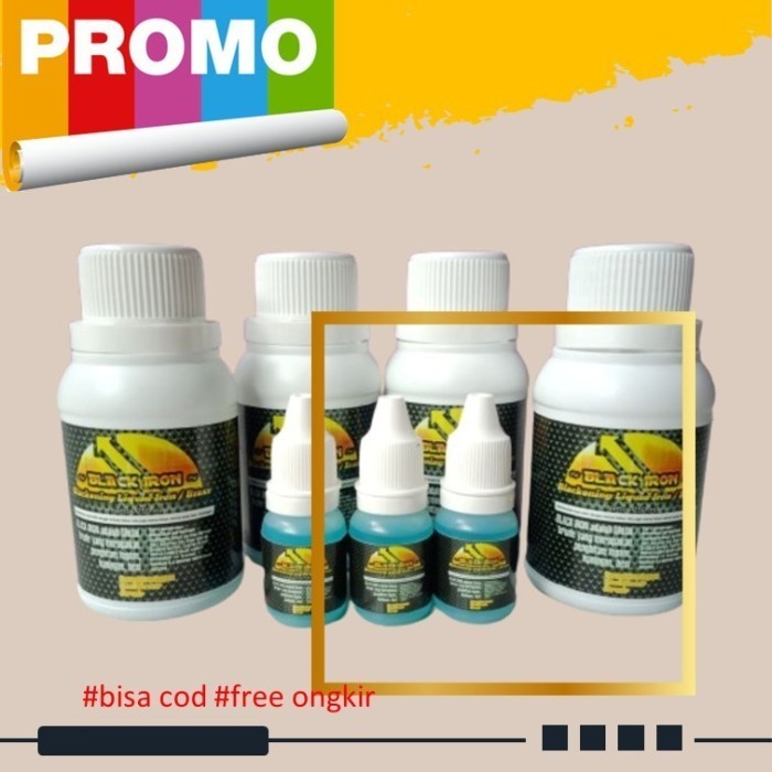 Black Iron Metal Bronir untuk menghitamkan tembaga, kuningan, alloy - Bronir 10ml