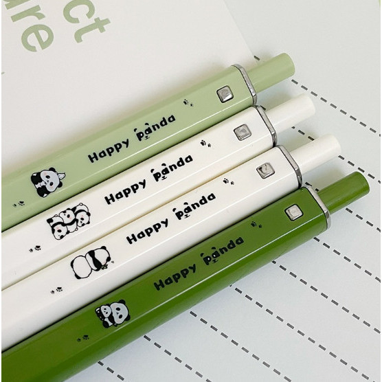 

Pulpen Tinta Hitam Karakter Motif HAPPY PANDA Gel Pulpen Bolpoin Cute
