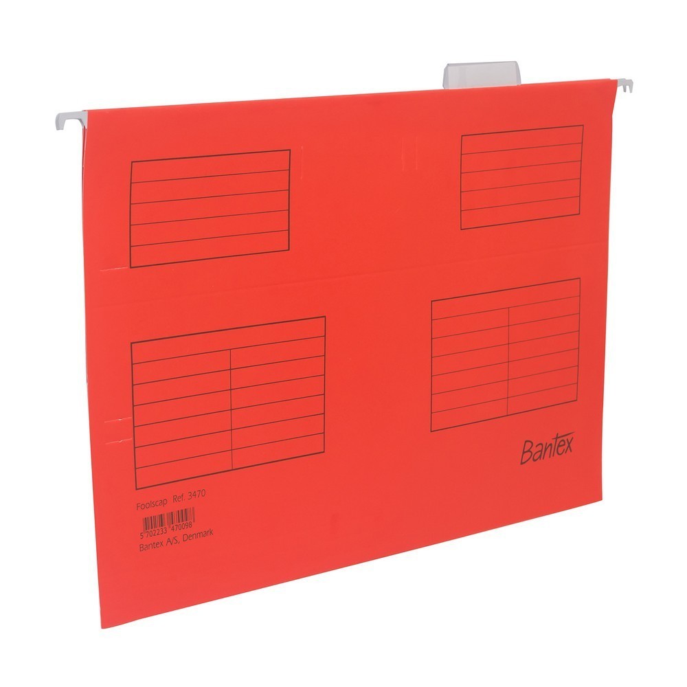 

[Stationery Spectrum] Bantex Suspension file (Hang map) Folio Red 3470 09