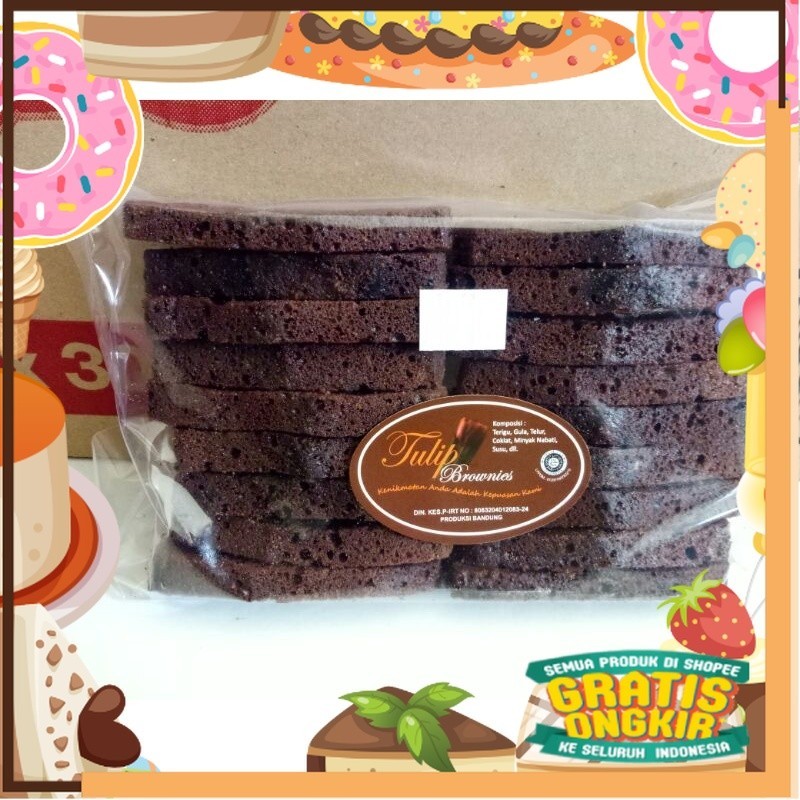 

Brownies Kering Tulip/ King J Snack