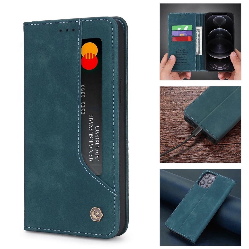 Flip Case Pola Huawei Mate 40 Pro - Mate 20 Pro - Nova 9 - Nova 7 Premium Leather Magnetic Cover