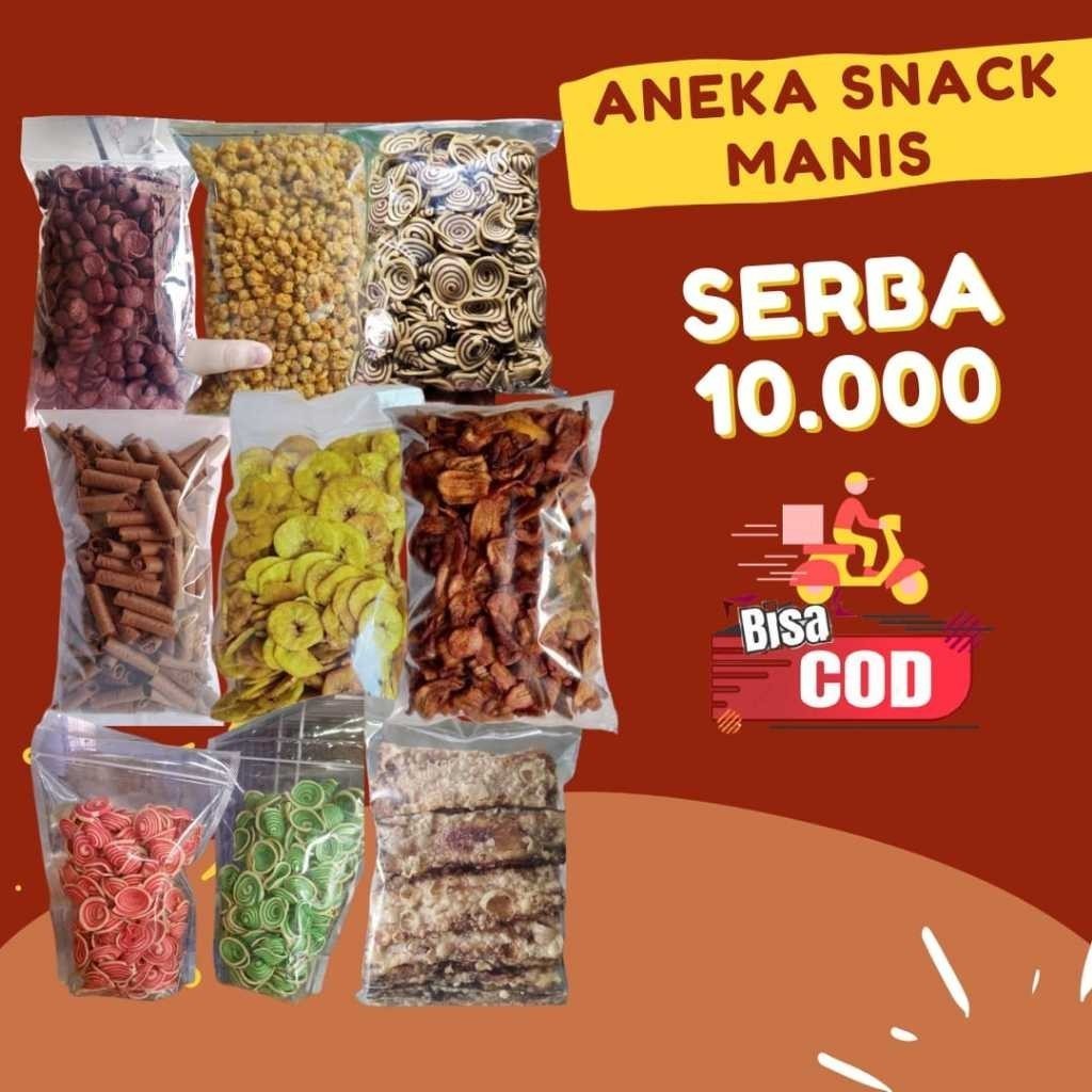 

PROMO PUNCAK [ BISA COD ] CEMILAN MANIS SERBA 10K// SNACK SERBA 10k// BASRENG PEDAS DAUN JERUK// MAKARONI PEDAS DAUN JERUK//CIMOL KERING PEDAS DAUN JERUK//SEBLAK RAFAEL VIRASTOK TERBATAS