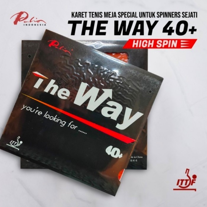 Karet Bet Pingpong Tenis Meja Palio The Way 40+ -MNB24