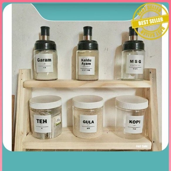 Rak make up/ rak susun kayu/ rak bumbu susun/ rak minimalis/ rak serbaguna/ rak kayu halus