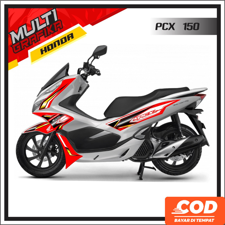 Stiker Striping PCX 150 Decal Sticker Variasi Setiker Stripping Aksesoris Dekal Motor Honda PCX 150