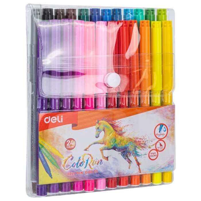 

Deli Bundle Edisi Valentine / Crayon 24C, Spidol 24 Warna VAL2022-10