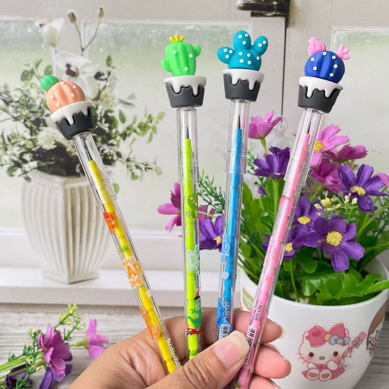 

Pensil Susun / Peluru / Pelor Model Kaktus Ukuran 2B Ready 4 Warna / Pensil Susun Kaktus Imut Cute Stationary Sekolah Anak Fancy Kekinian Terlengkap