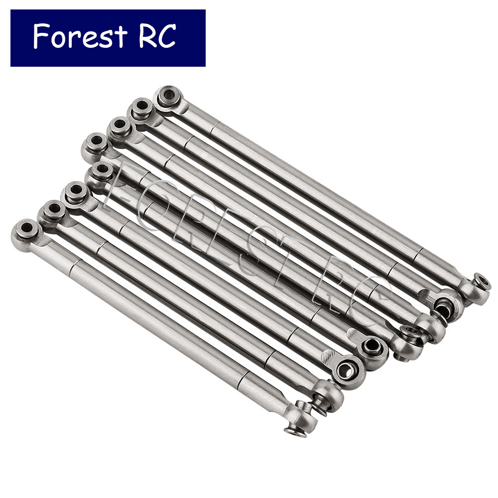 Metal MN128 MN86 MN86S MN86K MN86KS MN G500 8pcs Metal Link Rod Pull Rod Linkage Set 1/12 RC Car Upg
