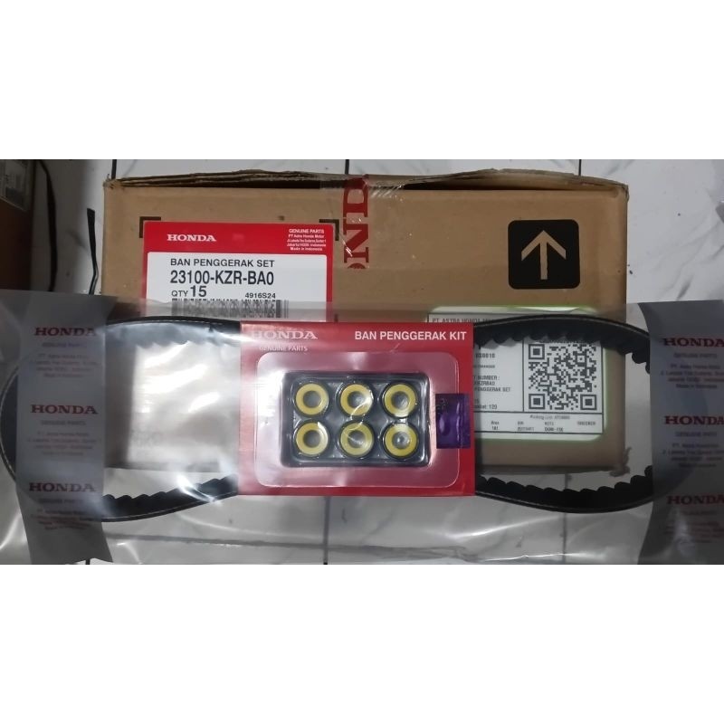 VANBELT / V BELT ORI VARIO TECHNO 125 OLD (23100-KZR-BA0) VARIO TECHNO 125 F1-VARIO 125 HELM IN F1 O