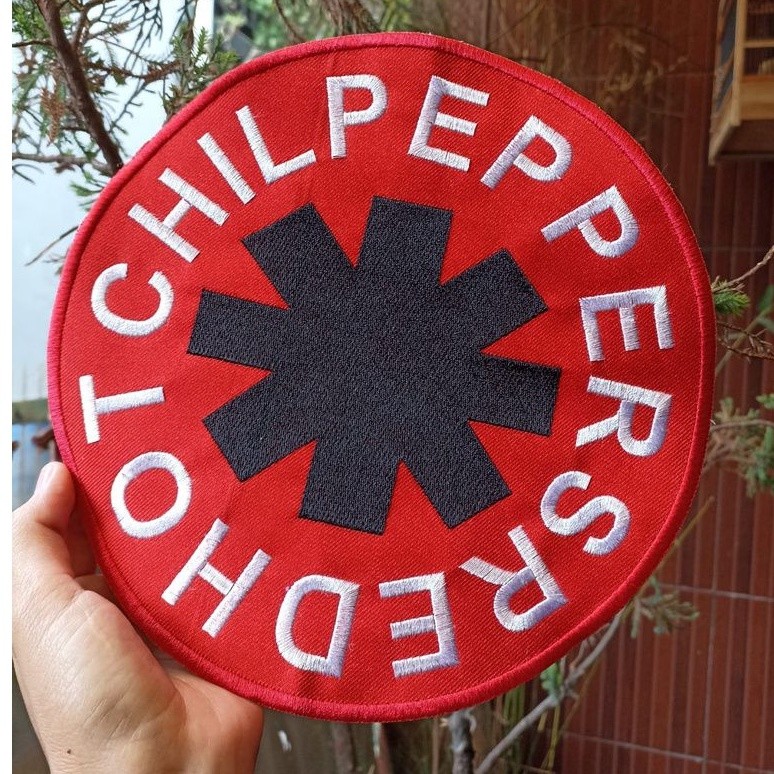Bordir Back Patch Bordir Besar Jaket Red Hot Chil Peppers RHCP UK 23cm