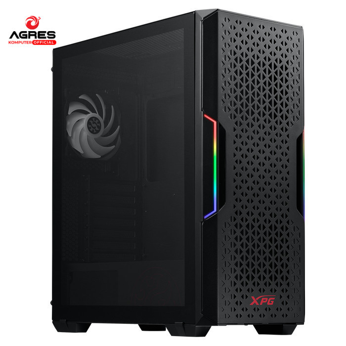 ADATA XPG PC CASE ATX STARKER AIR (1X 120MM XPG VENTO ARGB 120 + 1X 120MM XPG VENTO 120)
