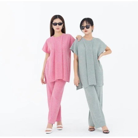 YOSSA - ZRX OOTD OUTFIT KASUAL WANITA SACY / ONE SET KYUMIN / SATU SET PAKAIAN SIMPLE / BLOUSE LENGA