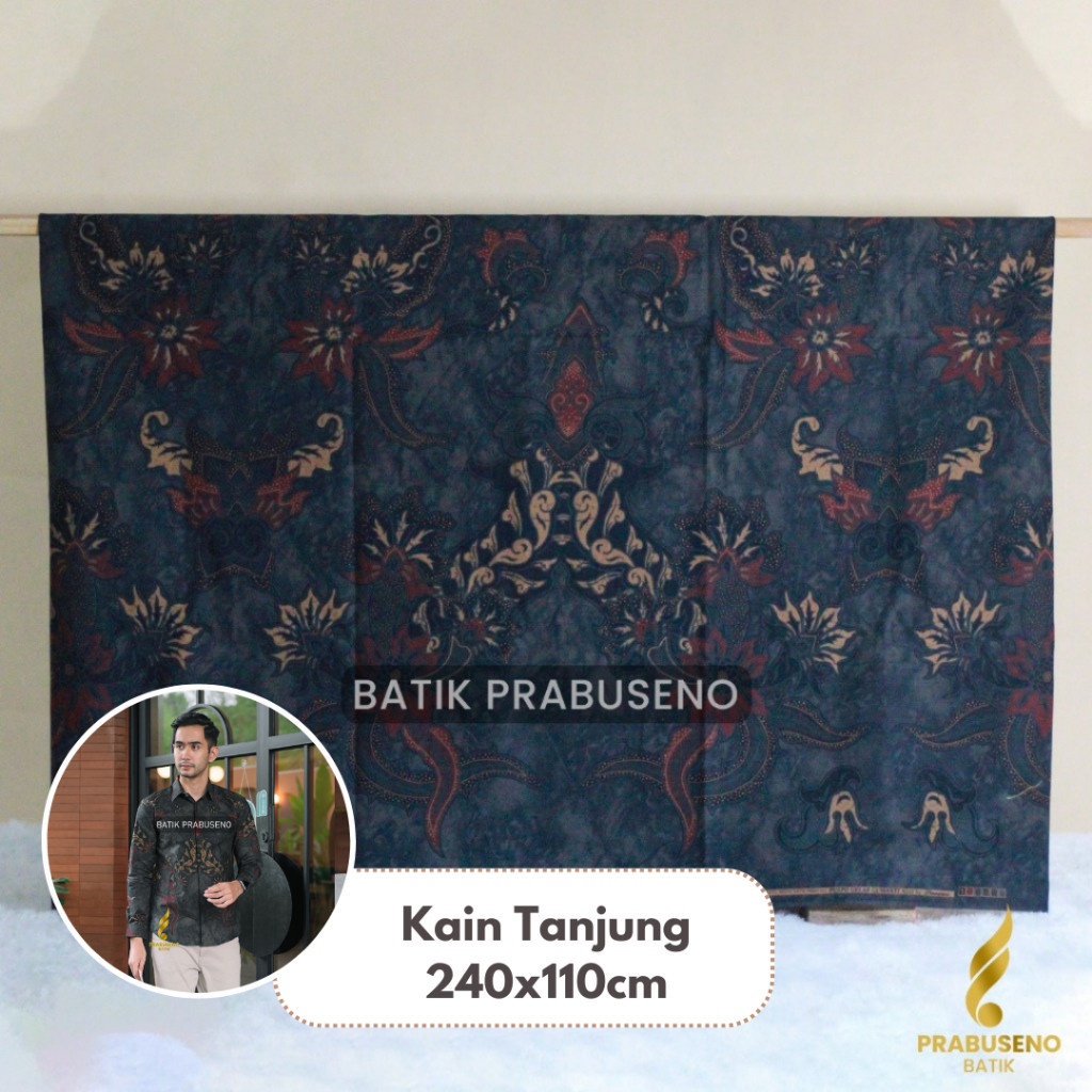 TANJUNG Kain Bahan  Meteran  Wanita Pria Premium Halus Motif Elegan Modern  Terbaru Katun Solo Etnik
