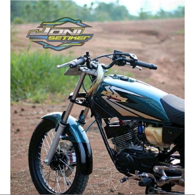 Striping Lis Sticker Standar Ori Yamaha RX-KING 2002 Hijau Botol Striping RX-King striping RX king