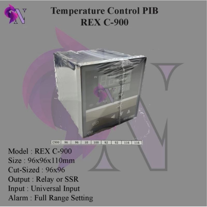 PID Rex RKG C900 Rex-C900 Output Relay 220V AC 0-400C 400C Module Modul Digital Temperature Temperat