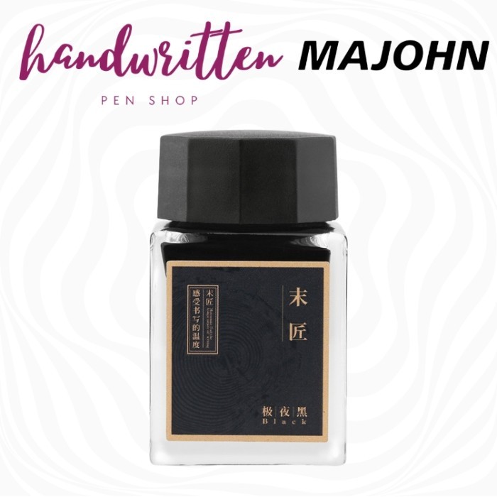 

[NEW] MAJOHN Essential Writing & Drawing Fountain Pen Ink - Black 20ml