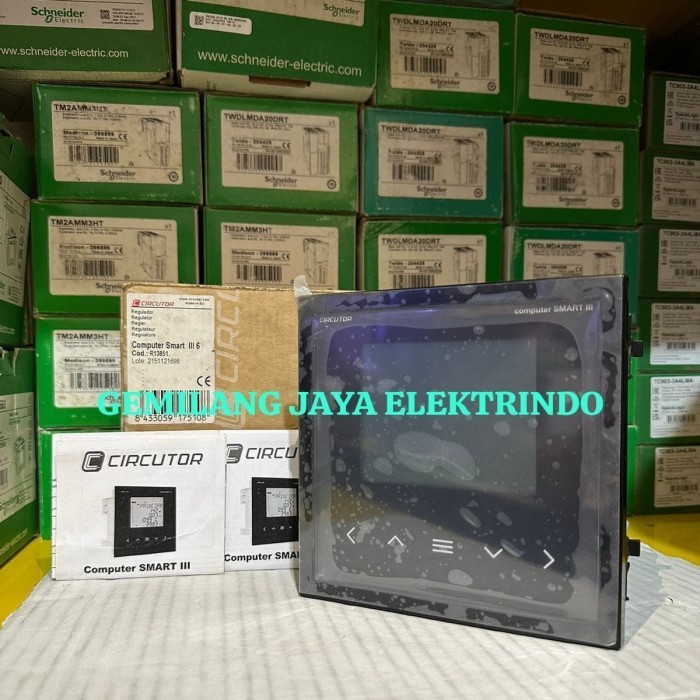 CIRCUTOR COMPUTER SMART III 6 / POWER FACTOR REGULATOR COMPUTER 6 STEP