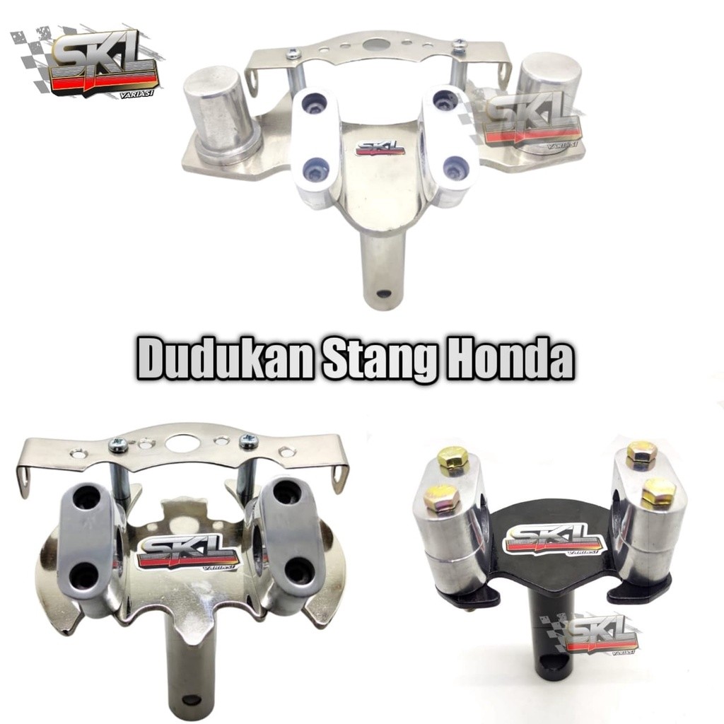Adaptor Dudukan Stang Motor Matic Bebek Honda Scoopy Vario Beat Genio PCX Vario 160 125 Beat Street 