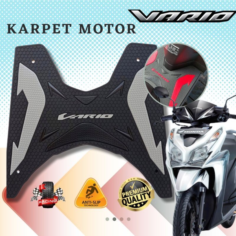 Karpet Vario 125 Old thn 2012 sd 2015 / Alas kaki Vario 125 / Karpet Motor Vario 125