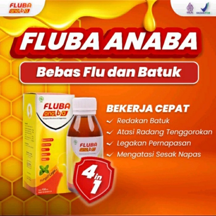 

MADU FLUBA ANABA Atasi FLU,BATUK,PILEK DAN MASALAH PERNAFASAN 130ml