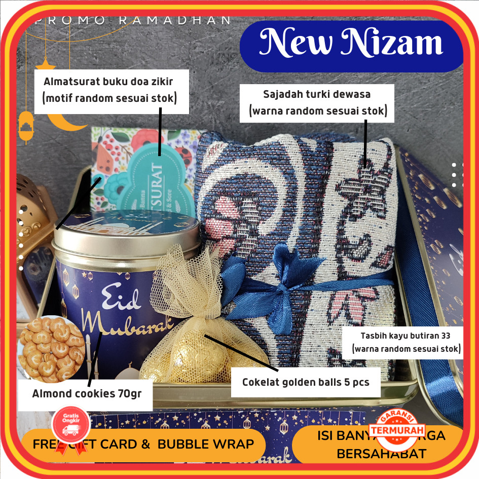 

Hampers Lebaran Idul Fitri Valentine Murah Unik Lucu Keren /Hampers Idul Fitri / Parcel Ramadan / Parsel Lebaran Kado Hari Raya Navy Tin Parcel Paket Kue Kering Ramadhan by Hapunni Collection