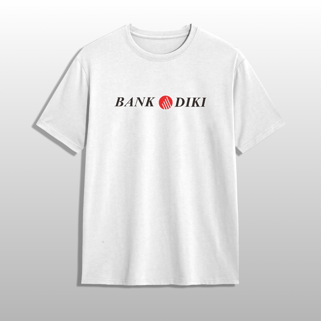 Kaos Plesetan Bank Diki Katun Combed