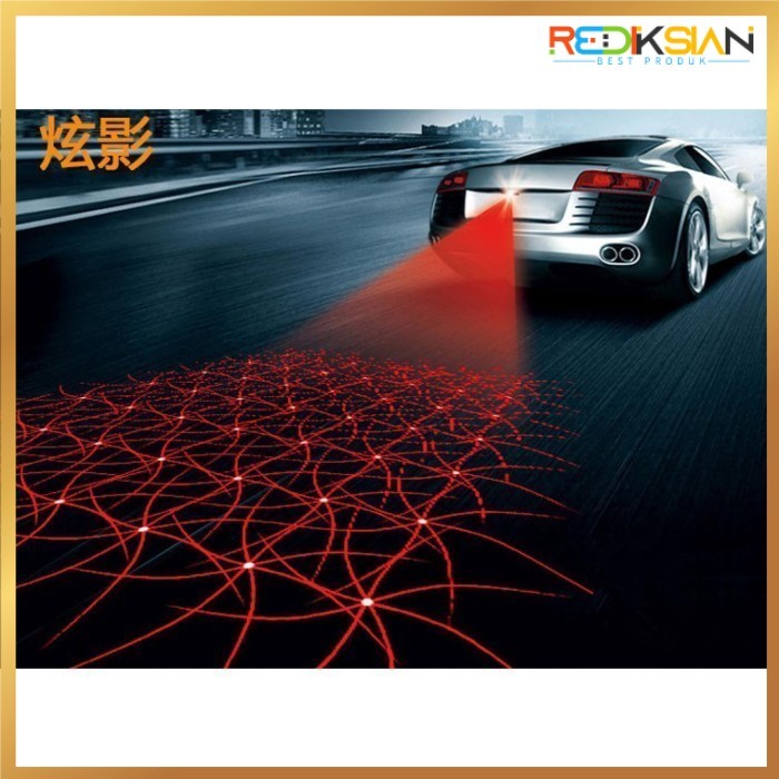 Lampu Kabut Fog Light Mobil Vignette Model Car Laser Belakang Mobil