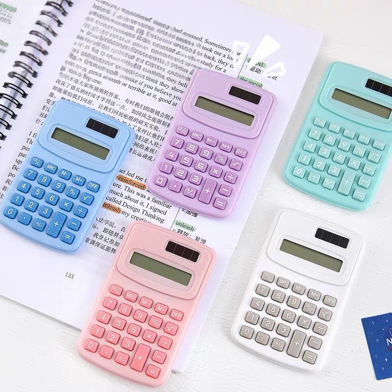

Kalkulator Mini 8 Digit Lucu Warna Pastel Kalkulator Mini Sekolah Kalkulator Saku