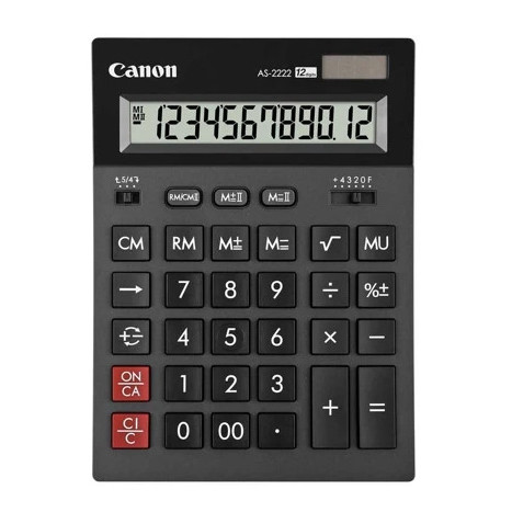 

CALCULATOR / KALKULATOR DESKTOP CANON AS-2222 HB