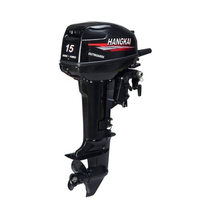 Mesin Tempel Hangkai 15 PK HP Outboard Perahu Kompatibel Yamaha Parsu -cc42