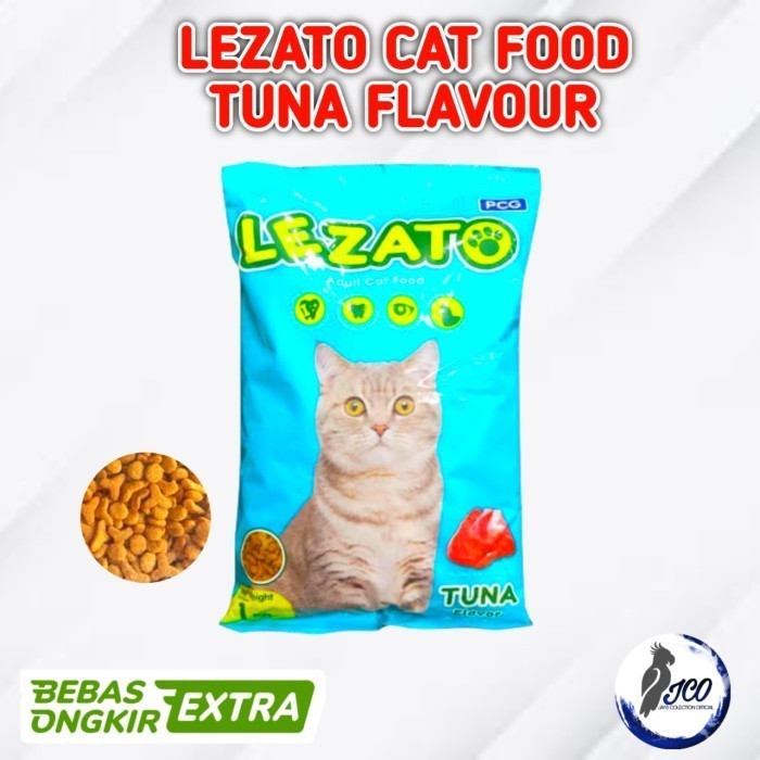 MAKANAN KUCING LEZATO 1KG FRESPACK LEZATO CAT FOOD DRY CAT FOOD LEZATO