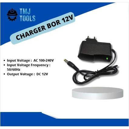 Charger Baterai Bor 12V Charge Mesin Bor Portable Batray Cas 12 Volt Universal Cordless Drill MURAH BERKUALITAS