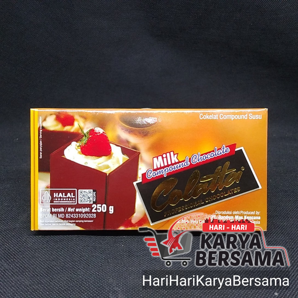 

COLATTA MILK COMPOUND CHOCOLATE 250GR