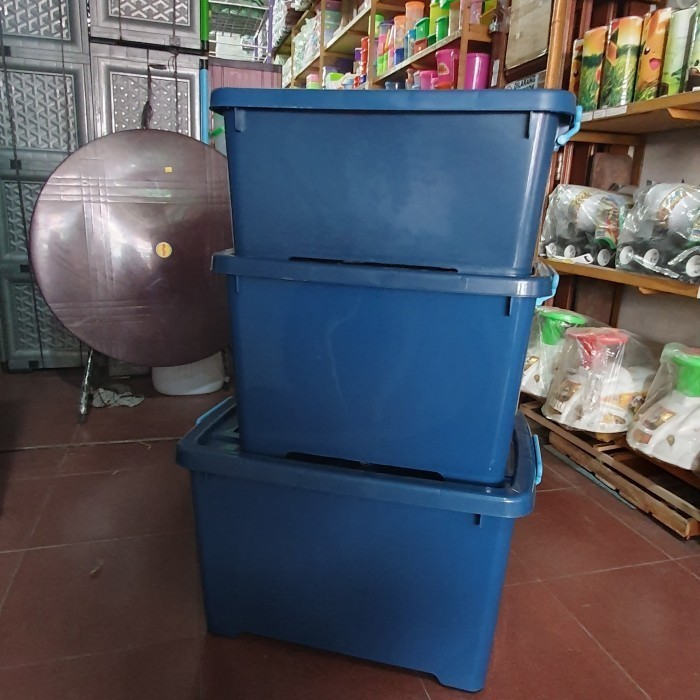 Container Phylia 075 / box penyimpanan barang (biru)