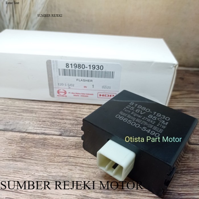 FLASHER FLASER FLESER SEN SEIN HINO LOHAN TRUCK BUS 81980-1930 ORI
