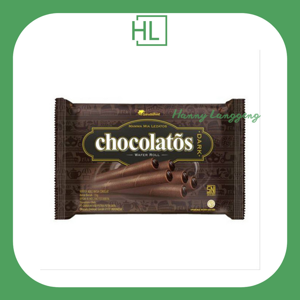 

[HL] Gery Chocolatos Wafer Roll Dark Mini 1 Pack Isi 10 pcs @33gr