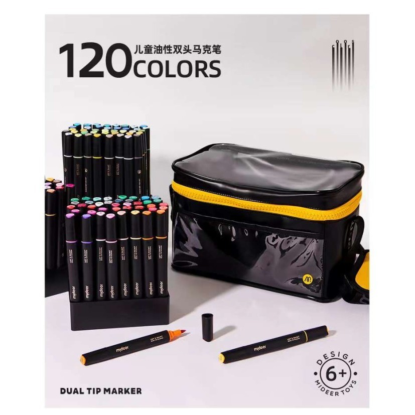 

Spidol Warna Anak Permanen Oily Marker 120 Import Murah Premium