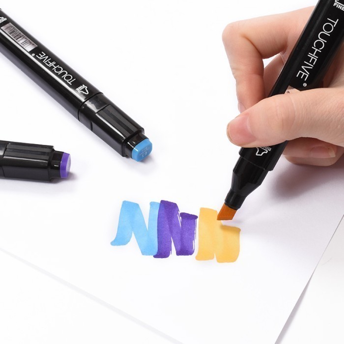 

PROMO!! -Spidol Dua Sisi Beragam Warna 60 pcs Touch Marker Lukis Gambar Sketsa - 80 pcs