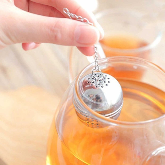 THFS Saringan Teh Bumbu Rempah Stainless Steel Reusable Filter WUF4B9